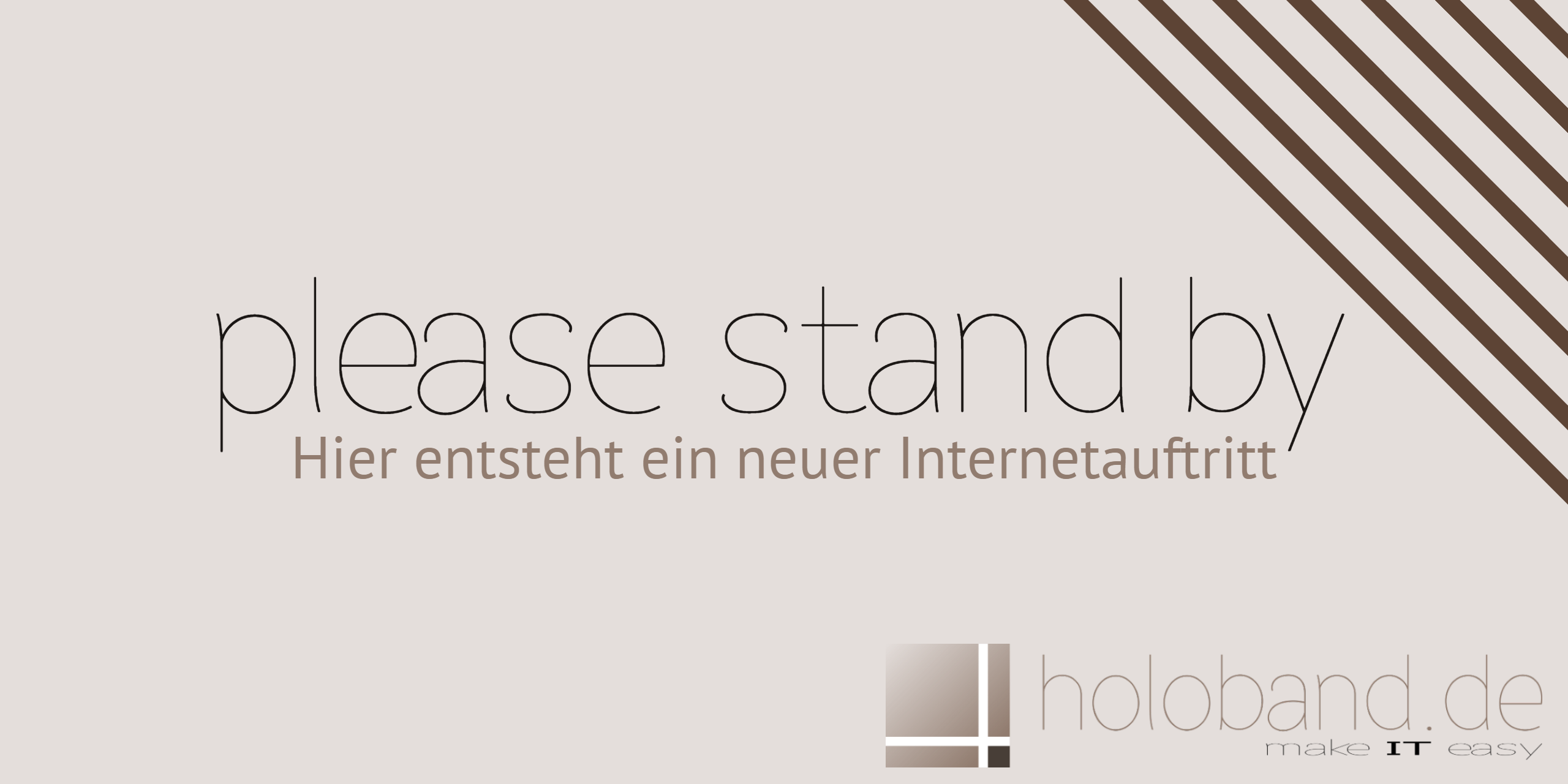 please stand by!